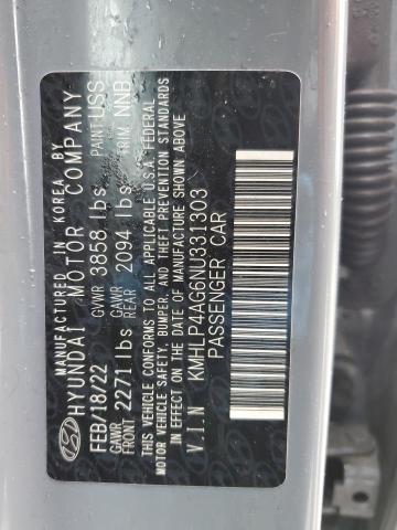 2022 HYUNDAI ELANTRA LI - KMHLP4AG6NU331303