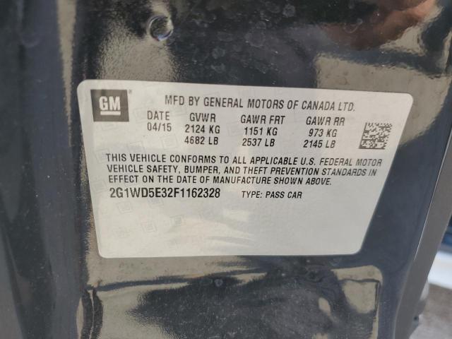 2015 Chevrolet Impala Limited Police VIN: 2G1WD5E32F1162328 Lot: 55252664