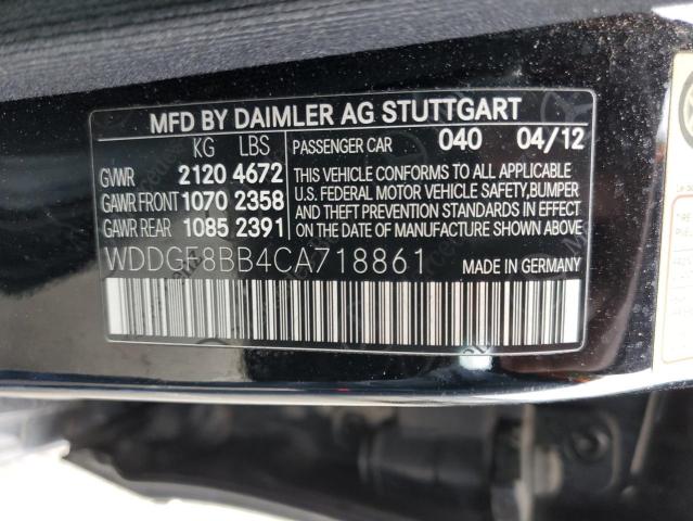 2012 Mercedes-Benz C 300 4Matic VIN: WDDGF8BB4CA718861 Lot: 56095214