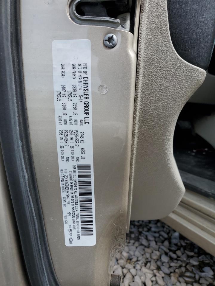 2C4RDGCG8ER387844 2014 Dodge Grand Caravan Sxt