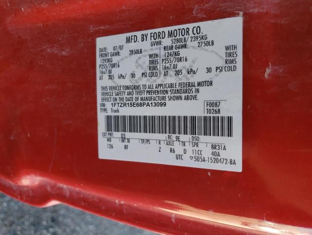 2008 Ford Ranger Super Cab VIN: 1FTZR15E68PA13099 Lot: 56410884