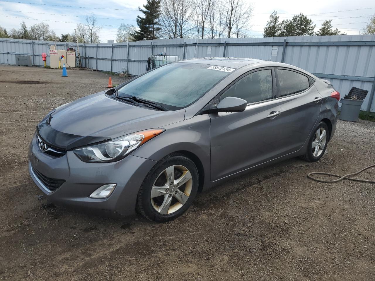 2012 Hyundai Elantra Gls vin: 5NPDH4AEXCH079745