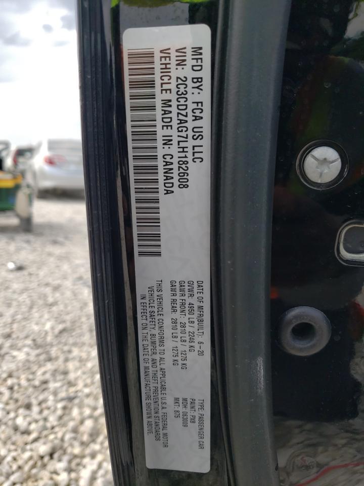 2C3CDZAG7LH182608 2020 Dodge Challenger Sxt
