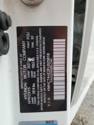 2015 HYUNDAI ACCENT GLS - KMHCT4AE2FU925818