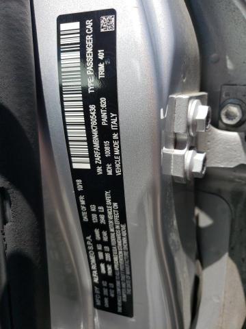 2019 Alfa Romeo Giulia Ti VIN: ZARFAMBN4K7605436 Lot: 56736974