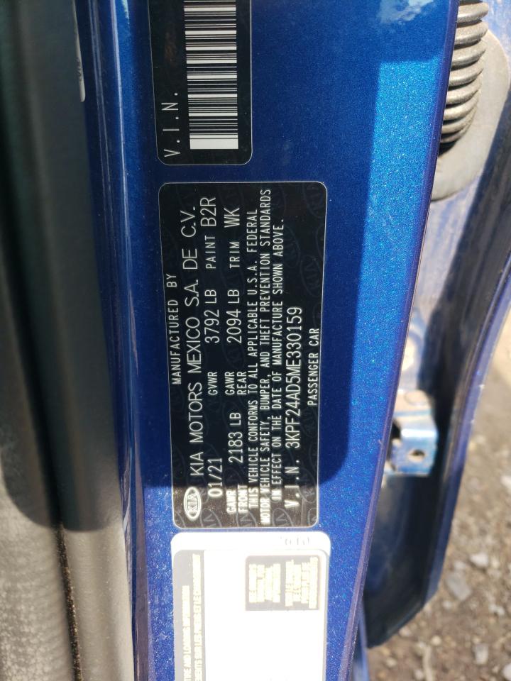 3KPF24AD5ME330159 2021 Kia Forte Fe