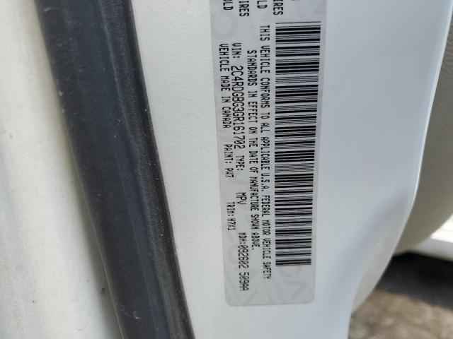 2016 DODGE GRAND CARA 2C4RDGBG3GR161702