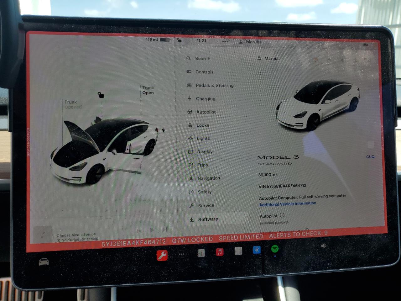 5YJ3E1EA4KF464712 2019 Tesla Model 3