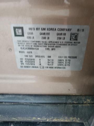 2019 BUICK ENCORE PRE - KL4CJASB6KB941534