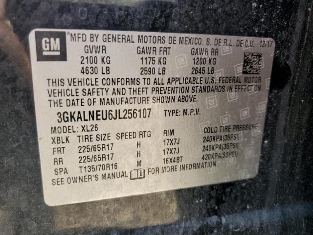 2018 GMC TERRAIN SL 3GKALNEU6JL256107  54945114