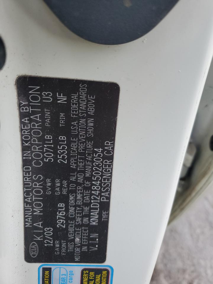 KNALD124845023054 2004 Kia Amanti