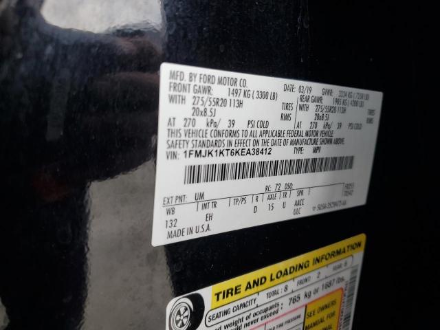 2019 Ford Expedition Max Limited VIN: 1FMJK1KT6KEA38412 Lot: 56511024