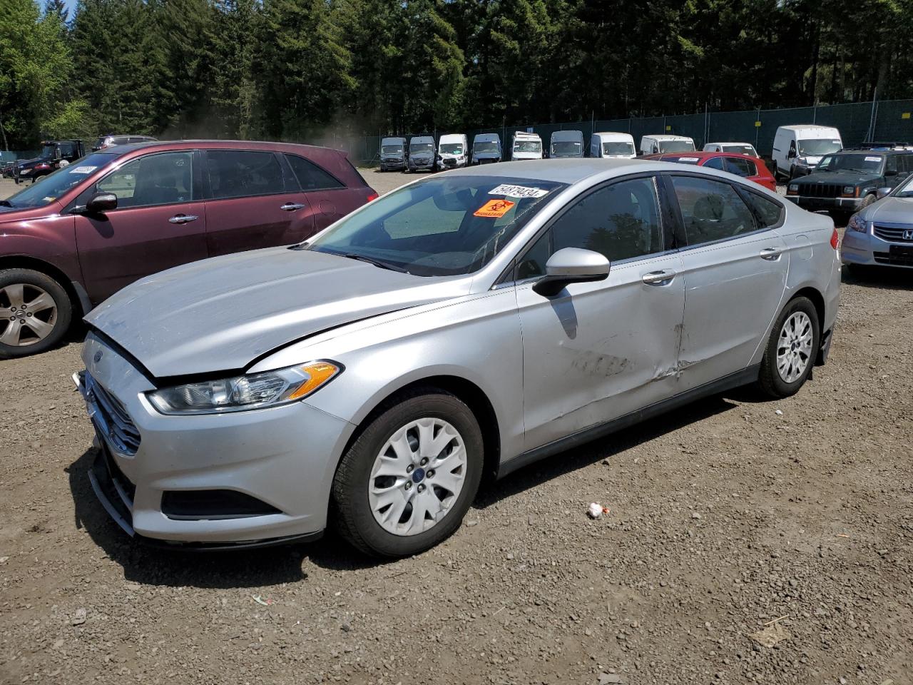 2013 Ford Fusion S vin: 3FA6P0G75DR161951