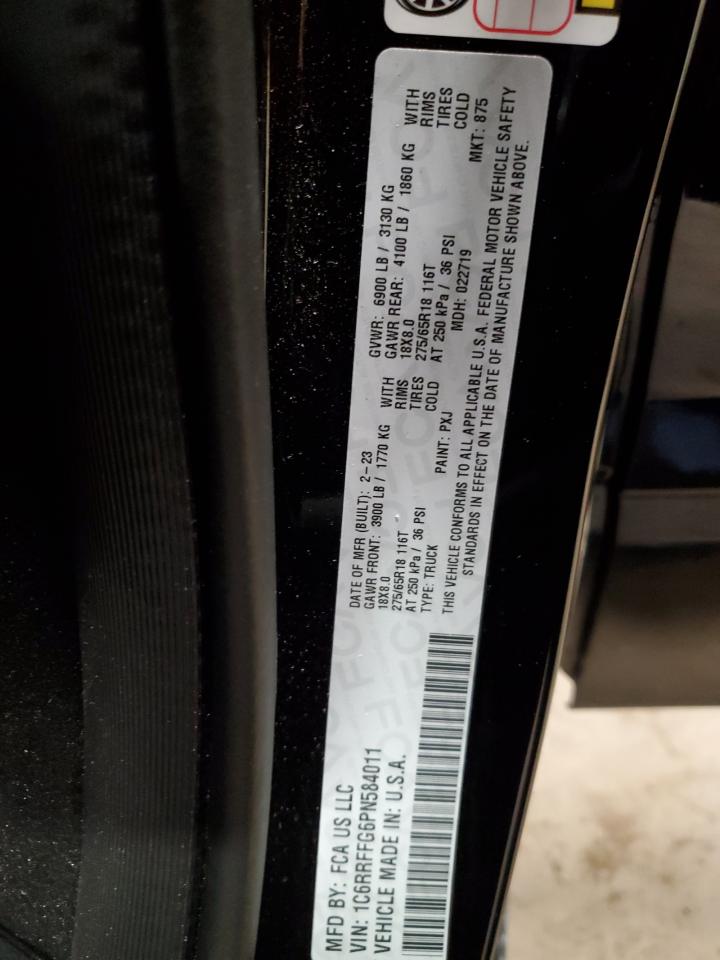 1C6RRFFG6PN584011 2023 Ram 1500 Big Horn/Lone Star