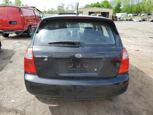 2005 Kia Spectra5 VIN: KNAFE161855076087 Lot: 53989904