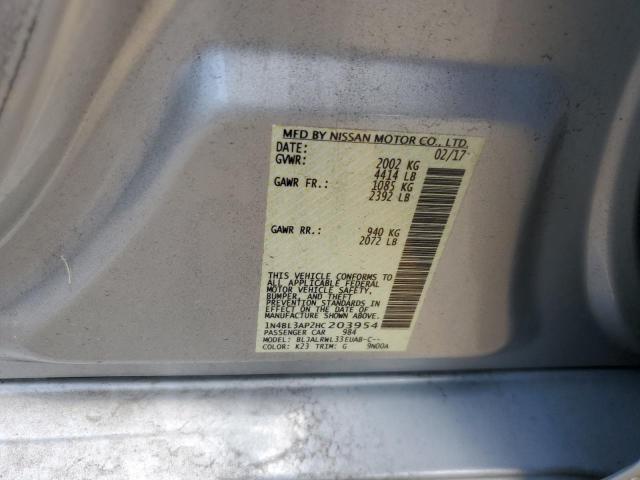 1N4BL3AP2HC203954 2017 Nissan Altima 3.5Sl