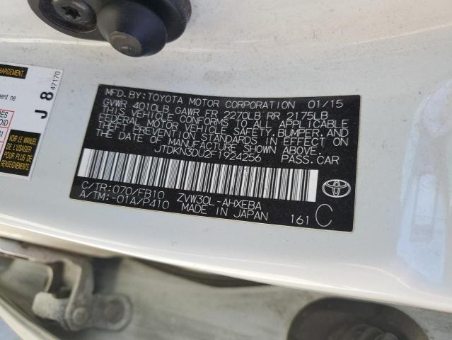 2015 Toyota Prius VIN: JTDKN3DU2F1924256 Lot: 54590064