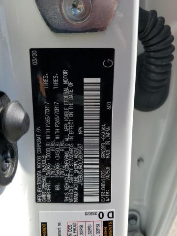 2020 Toyota 4Runner Sr5/Sr5 Premium VIN: JTEBU5JR0L5809587 Lot: 55377704