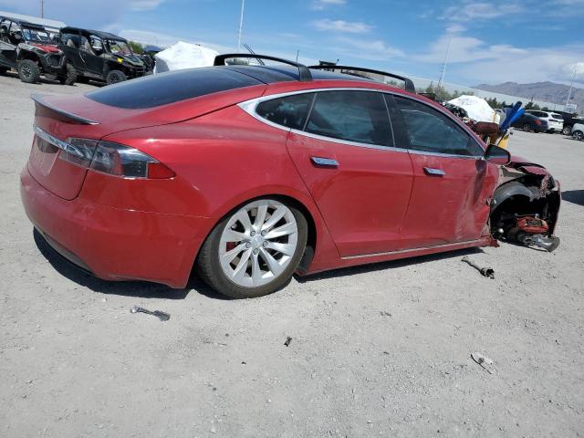 TESLA MODEL S 2020 red  electric 5YJSA1E41LF366479 photo #4