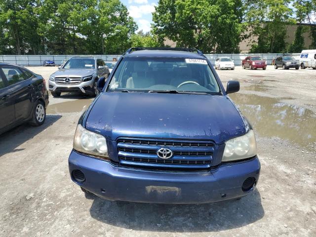 JTEGD21A610004489 | 2001 Toyota highlander