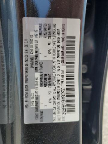 2022 Mazda 3 VIN: 3MZBPBAY9NM302960 Lot: 56655844