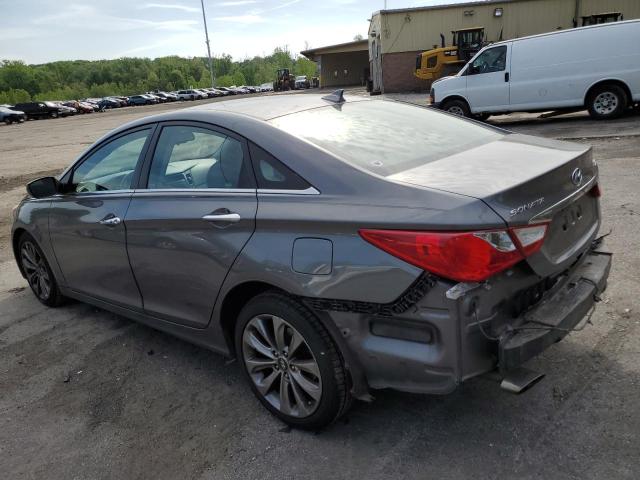 HYUNDAI SONATA SE 2012 gray sedan 4d gas 5NPEC4AB8CH423016 photo #3