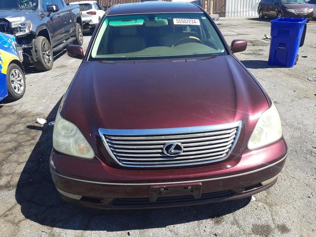 2005 Lexus Ls 430 VIN: JTHBN36F050182005 Lot: 55502234