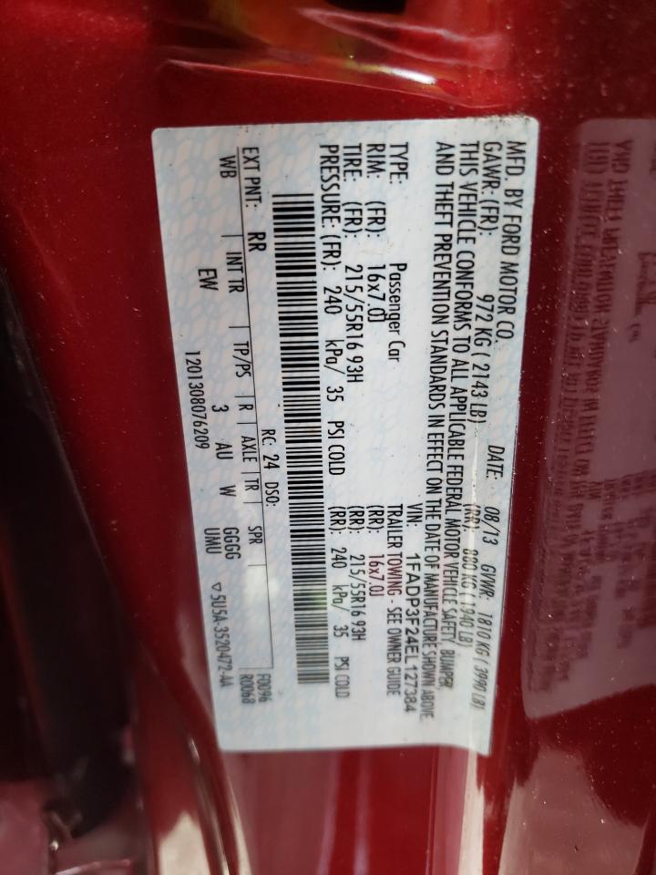 1FADP3F24EL127384 2014 Ford Focus Se