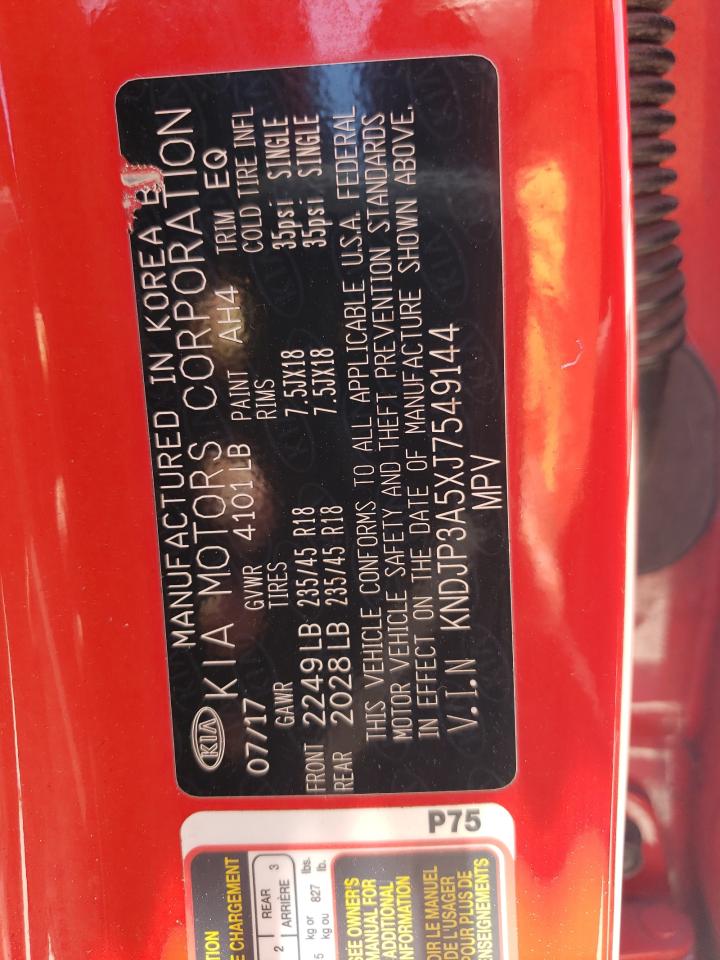 KNDJP3A5XJ7549144 2018 Kia Soul +