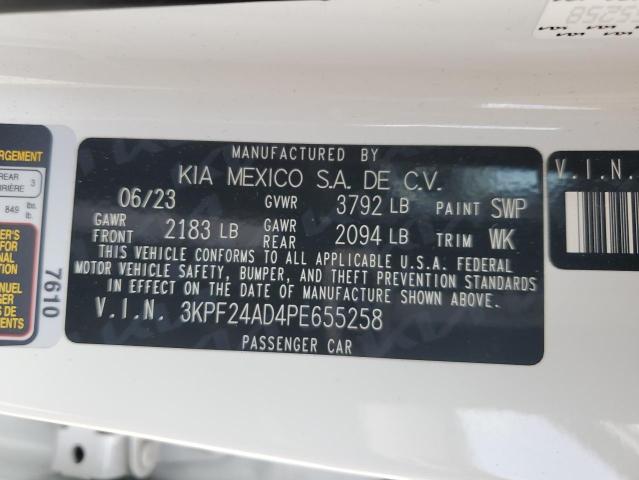 2023 Kia Forte Lx VIN: 3KPF24AD4PE655258 Lot: 55910854