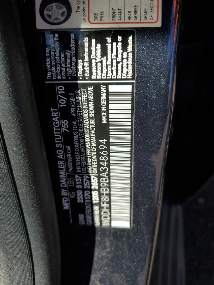 WDDHF8HB9BA348694 2011 Mercedes-Benz E 350 4Matic