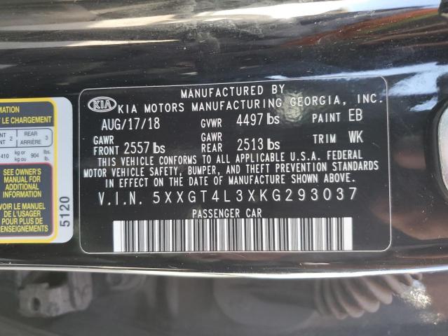 2019 Kia Optima Lx VIN: 5XXGT4L3XKG293037 Lot: 56048784