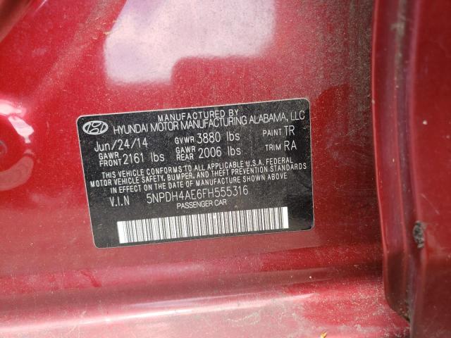 2015 HYUNDAI ELANTRA SE - 5NPDH4AE6FH555316