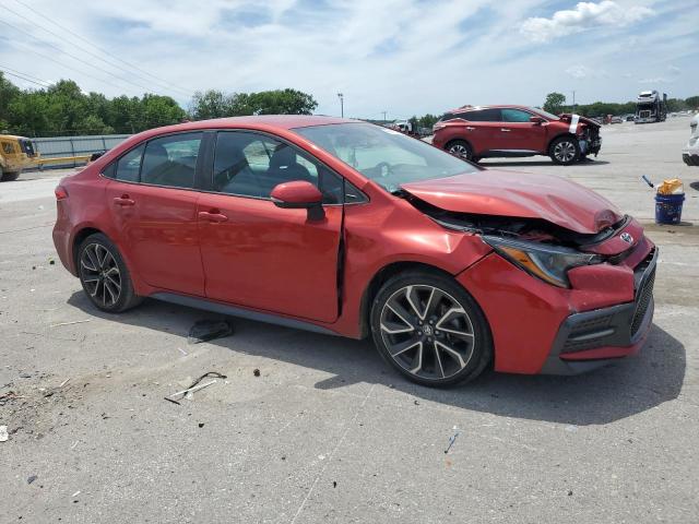  TOYOTA COROLLA 2020 Czerwony