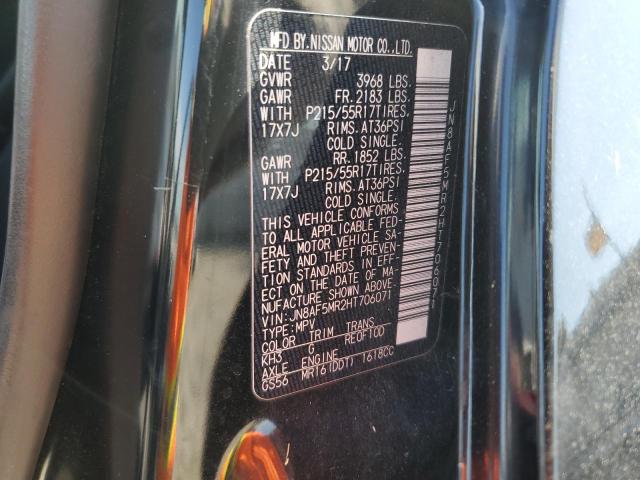 2017 NISSAN JUKE S - JN8AF5MR2HT706071