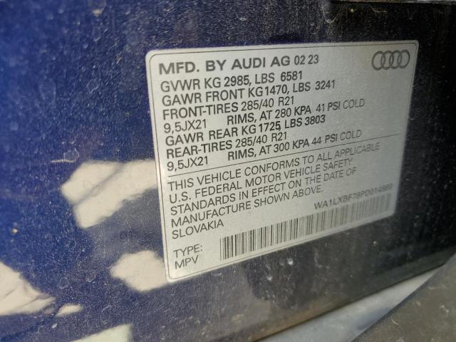 VIN WA1LXBF78PD014668 2023 Audi Q7, Premium Plus no.13