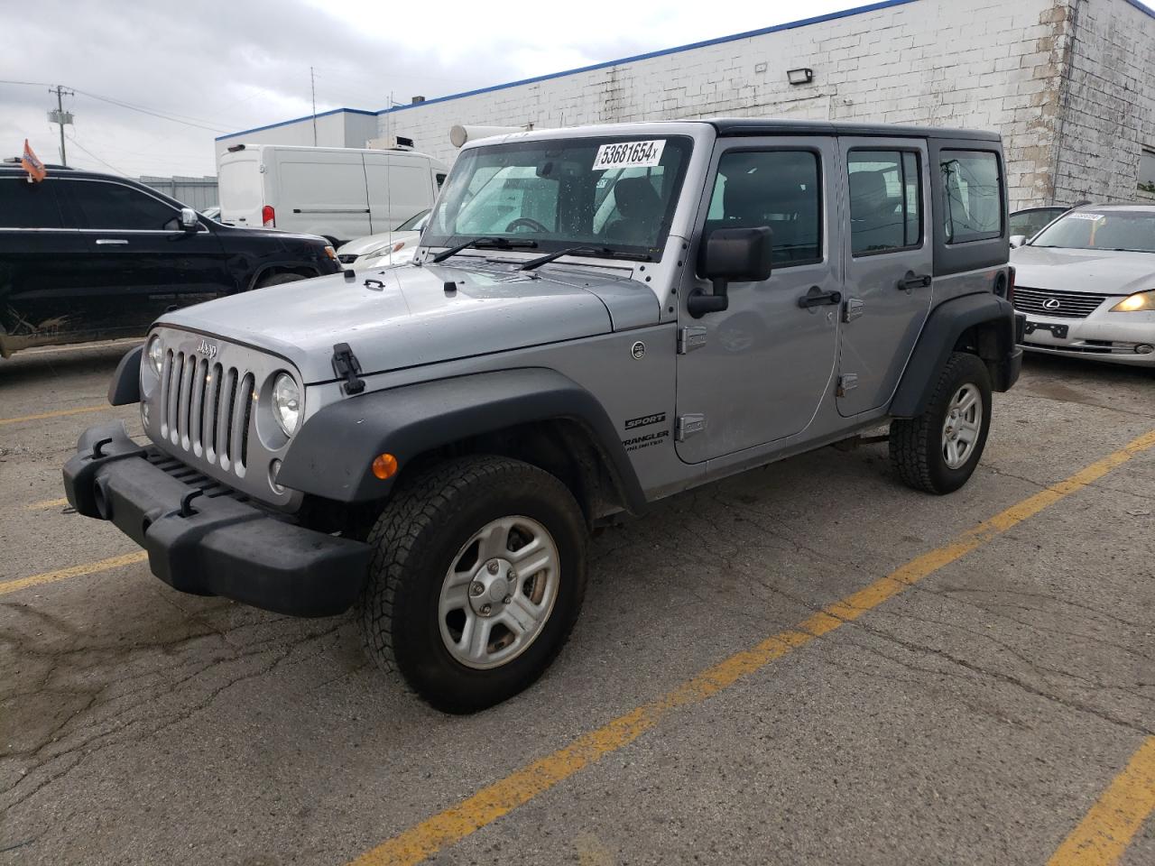 2017 Jeep Wrangler Unlimited Sport vin: 1C4BJWKG1HL674638