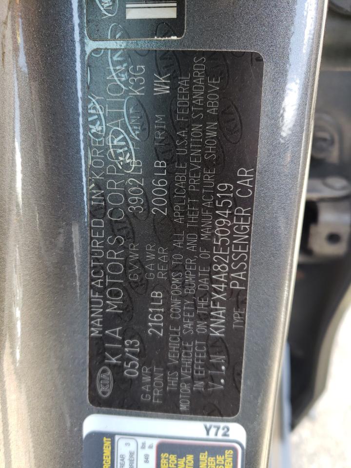 KNAFX4A82E5094519 2014 Kia Forte Ex