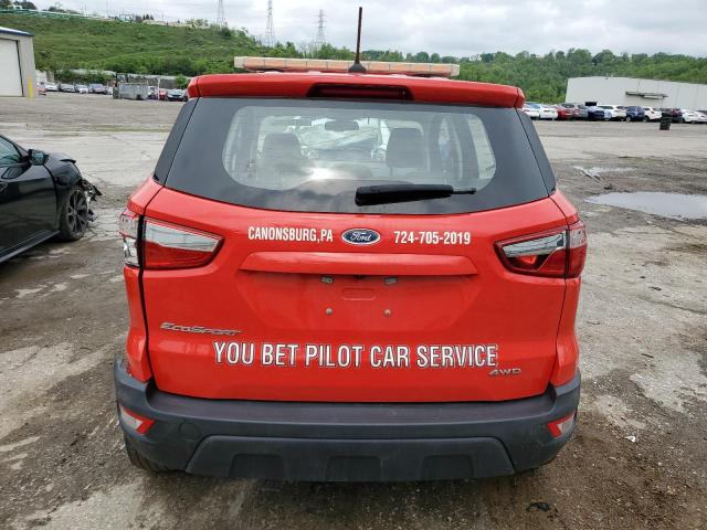 2022 Ford Ecosport S VIN: MAJ6S3FLXNC463931 Lot: 53632184