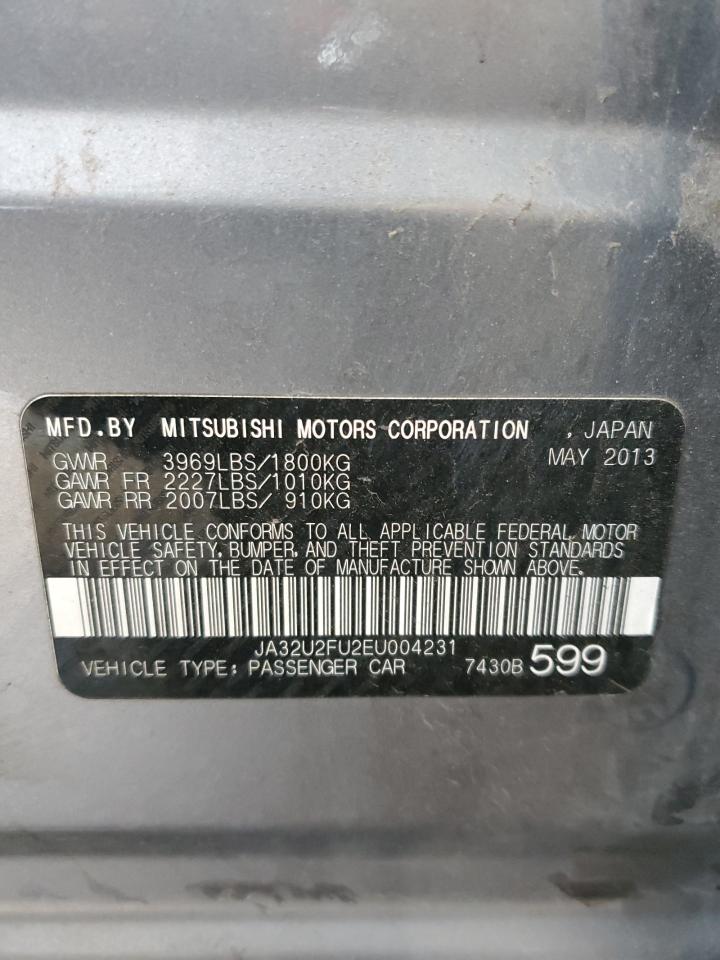 JA32U2FU2EU004231 2014 Mitsubishi Lancer Es/Es Sport