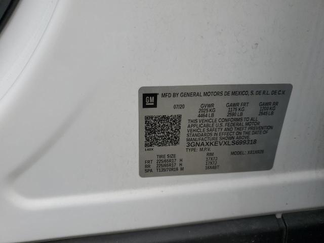 2020 CHEVROLET EQUINOX LT - 3GNAXKEVXLS699318