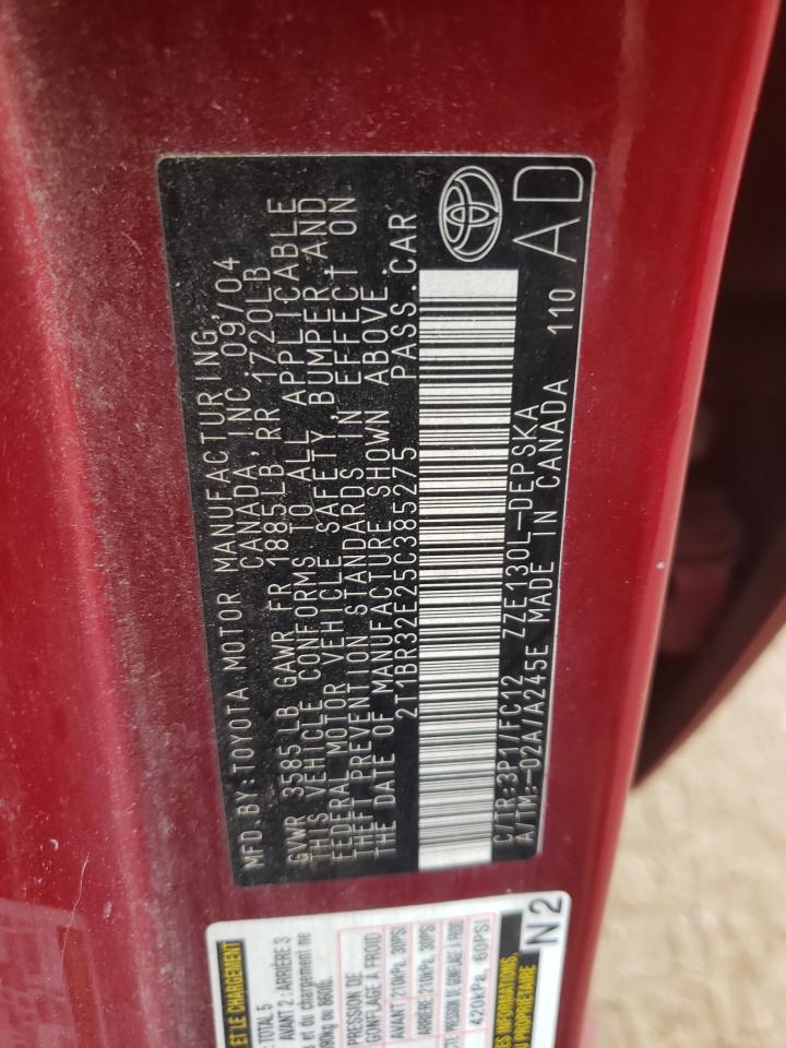 2T1BR32E25C385275 2005 Toyota Corolla Ce