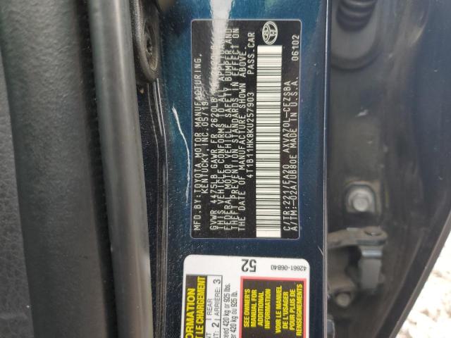 2019 Toyota Camry L VIN: 4T1B11HK8KU257903 Lot: 55142984