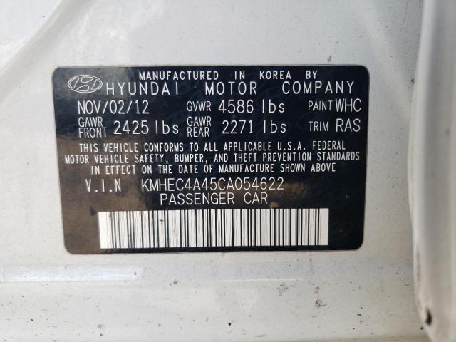 2012 Hyundai Sonata Hybrid VIN: KMHEC4A45CA054622 Lot: 56584574