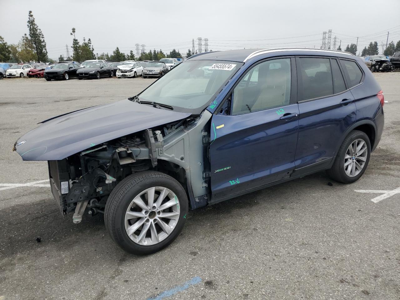 2016 BMW X3 xDrive28I vin: 5UXWX9C53G0D86541