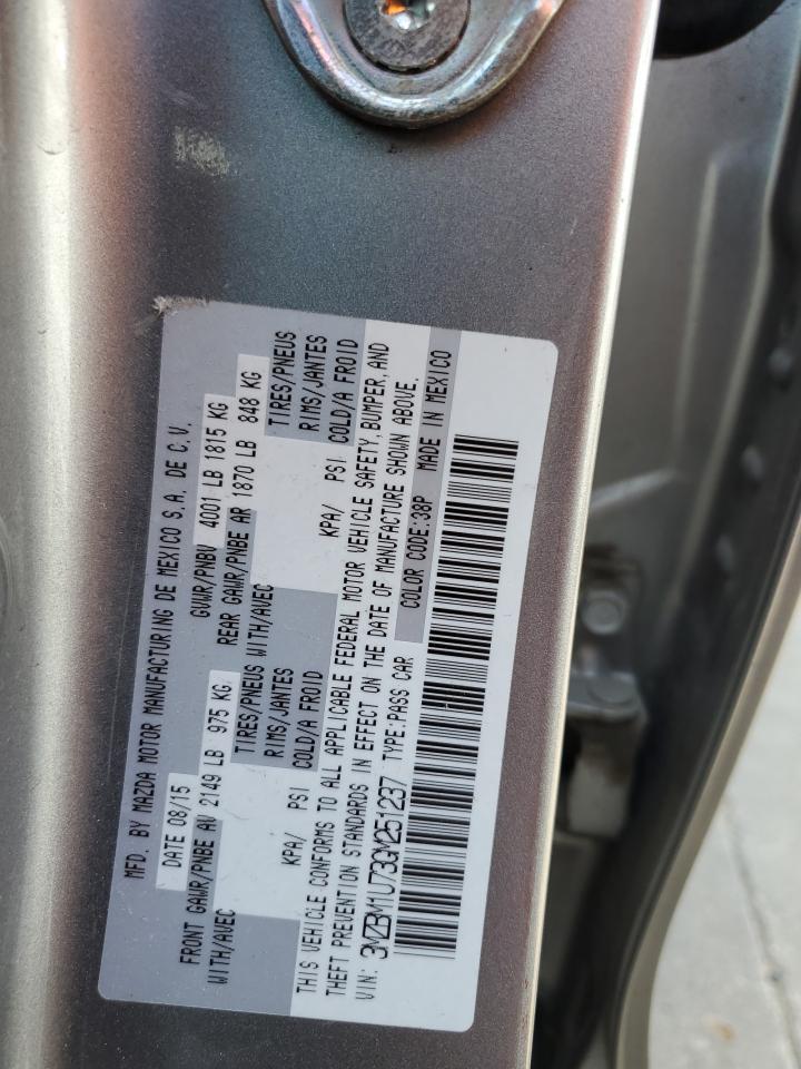 3MZBM1U73GM251237 2016 Mazda 3 Sport