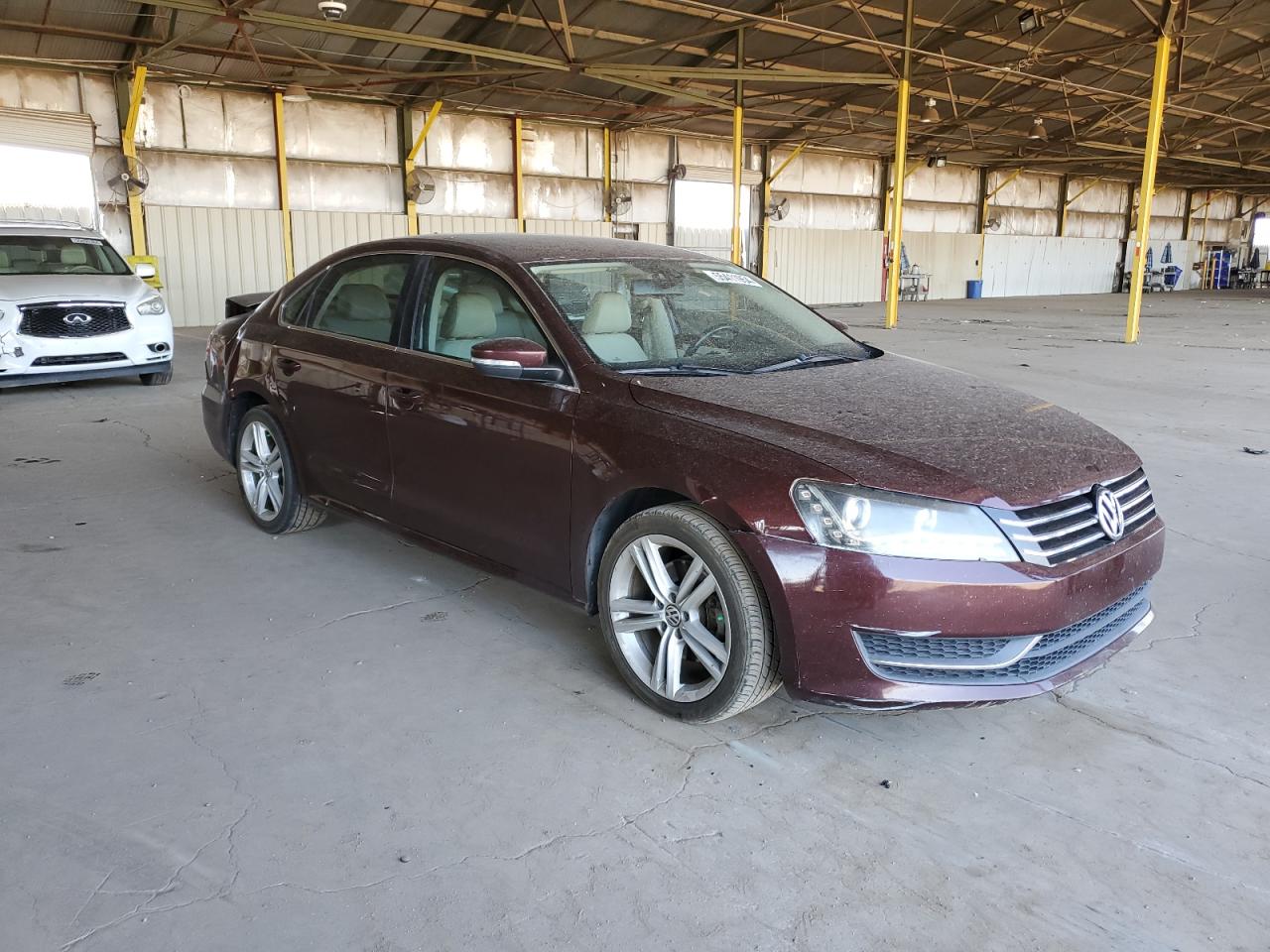 1VWBP7A39DC075173 2013 Volkswagen Passat Se