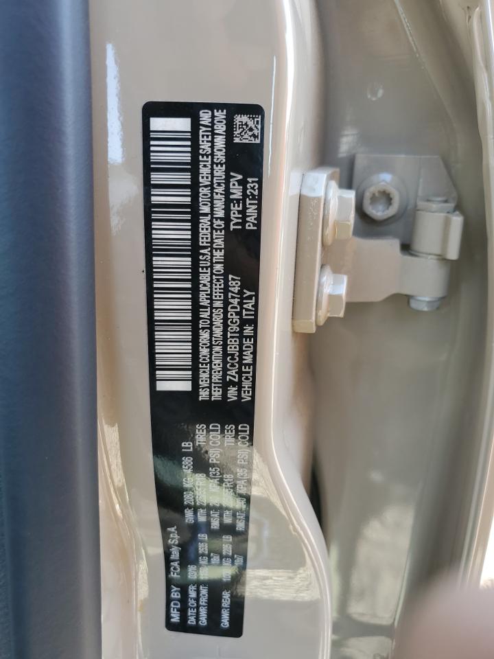 ZACCJBBT9GPD47487 2016 Jeep Renegade Latitude