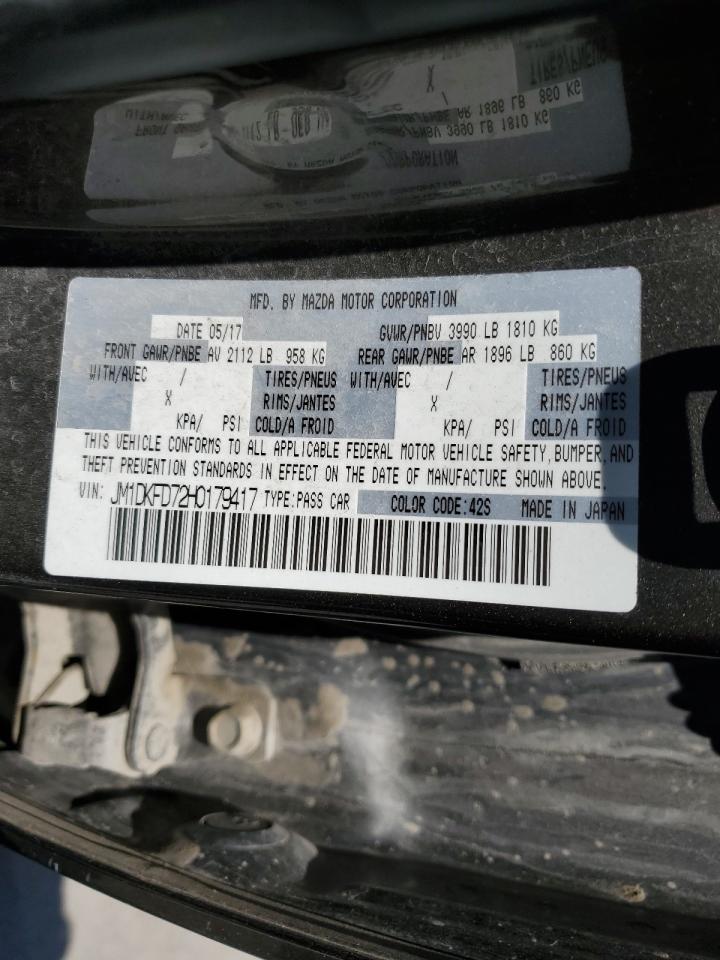 JM1DKFD72H0179417 2017 Mazda Cx-3 Grand Touring