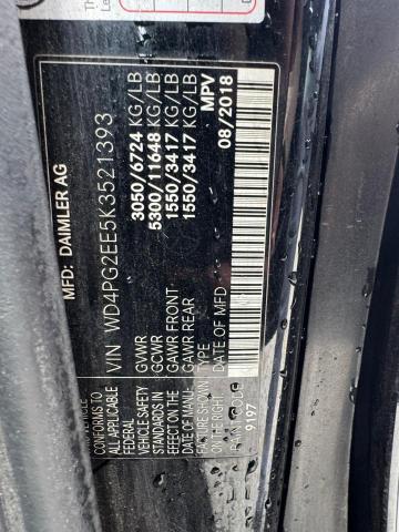 Lot #2509878739 2019 MERCEDES-BENZ METRIS salvage car